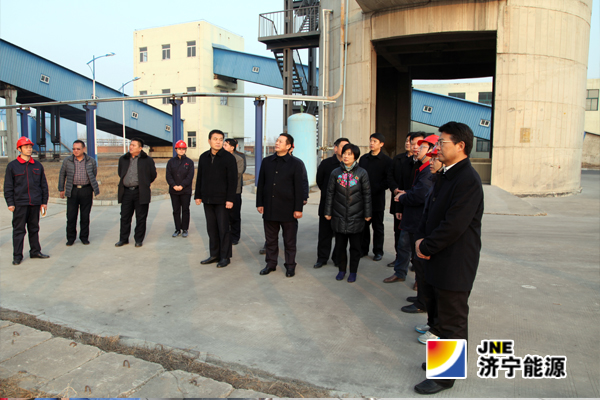 副市长吴霁雯到济矿民生热能视察超低排改造工作