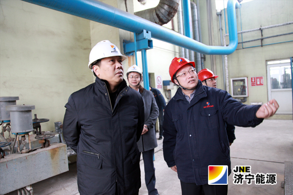 张广宇到济矿民生热能慰问指导工作