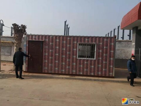 落陵盛源公司：设置简易板房助力疫情阻击战