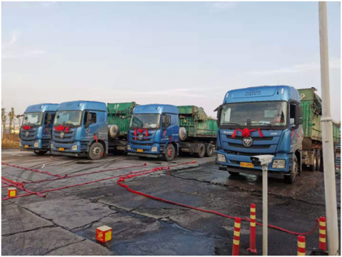 新能源国六燃气车投入运营 安居煤矿开启绿色运输新模式