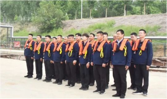 济宁港航应急搜救中心开展搜救演练