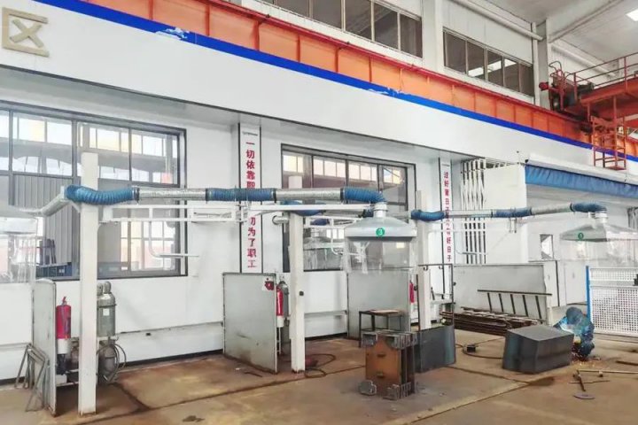 阳城煤电机修厂吹吸式焊烟收集净化系统投入使用