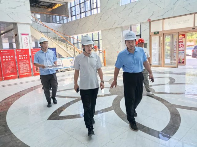 王崇景到美豪怡致酒店、春风仁里项目检查指导工作