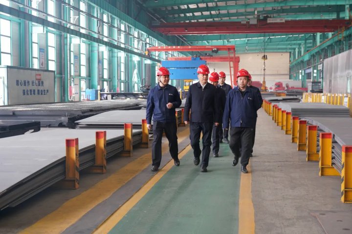 张广宇到港航金属公司调研指导工作